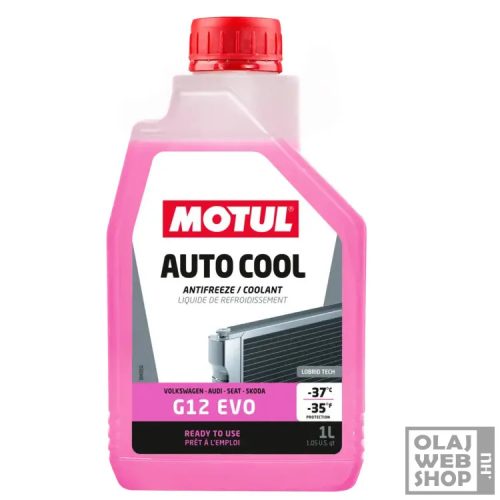 Motul Auto Cool G12 EVO fagyálló -37°C 1L