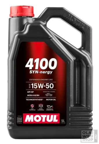 Motul 4100 SYN-nergy 15W-50 motorolaj 5L