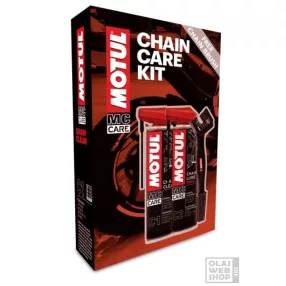 Motul Chain Care KIT C1+kefe+C2 lánctisztító készlet
