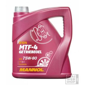 Mannol 8104 MTF-4 GETRIEBEOEL 75W-80 GL4 hajtóműolaj 4L