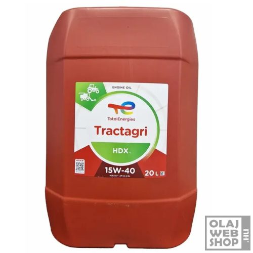 TotalEnergies TractAgri HDZ 10W-40 mezőgazdasági motorolaj 20L