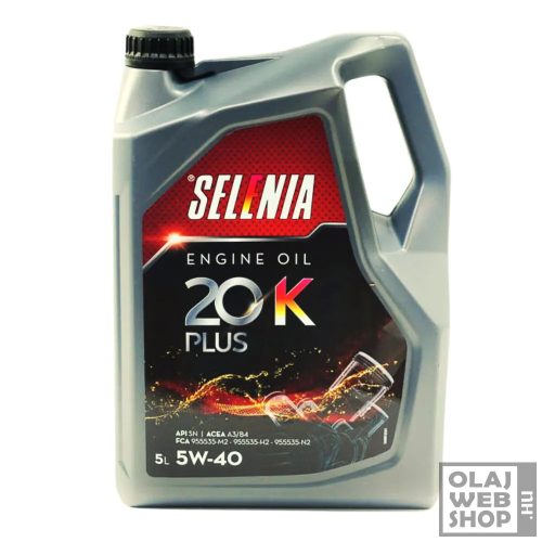 Selénia 20K Plus 5W-40 motorolaj 5L