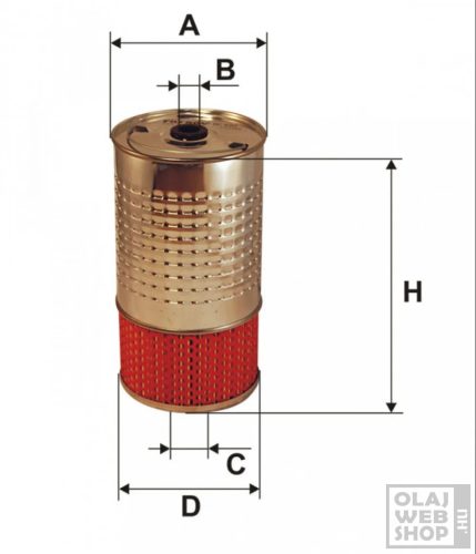 Filtron olajszűrő OC602