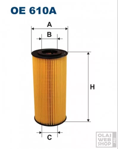 Filtron olajszűrő OE610A