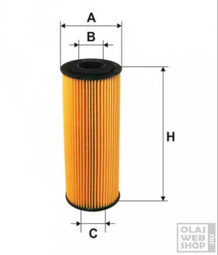 Filtron olajszűrő OE640/1