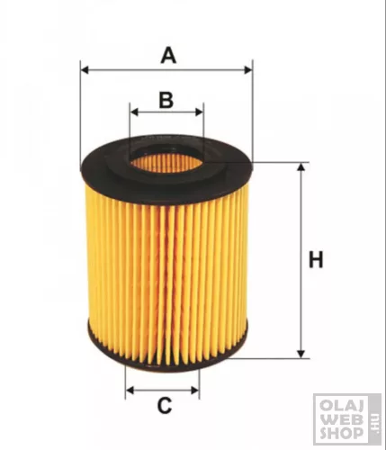 Filtron olajszűrő OE649/6