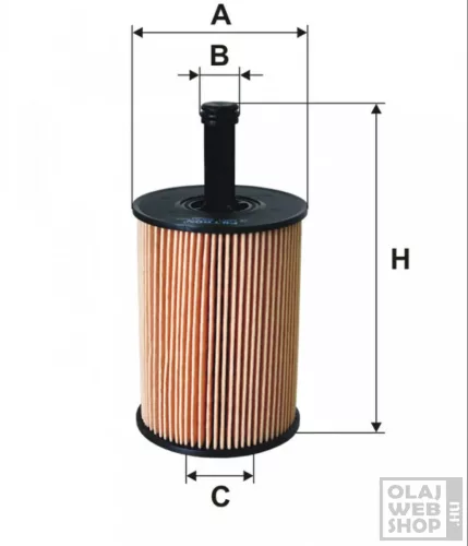 Filtron olajszűrő OE650/1