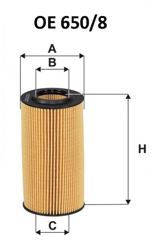 Filtron olajszűrő OE650/8