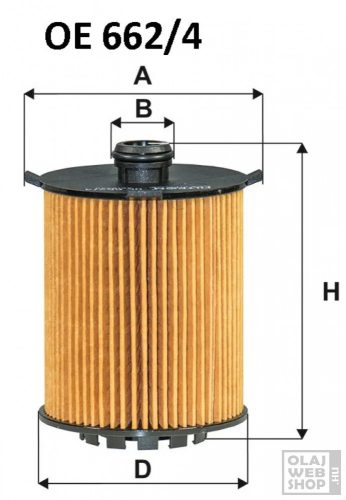 Filtron olajszűrő OE662/4