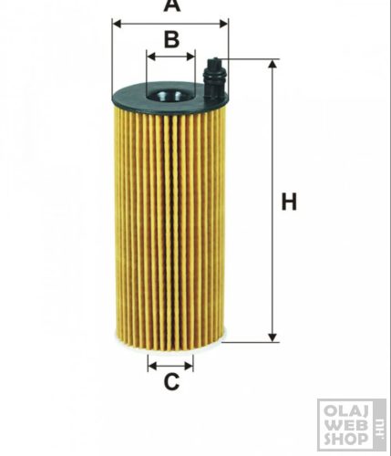 Filtron olajszűrő OE672/4