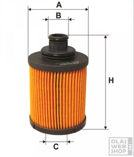 Filtron olajszűrő OE682