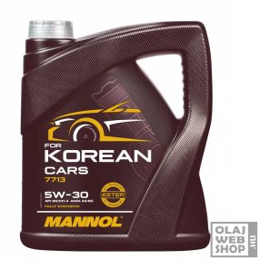 Mannol 7713 Korean Cars 5W-30 motorolaj 4L