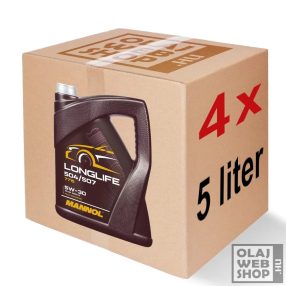 Mannol 7715 LongLife 504/507 5W-30 motorolaj 20L (karton)