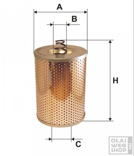 Filtron olajszűrő OM514/2