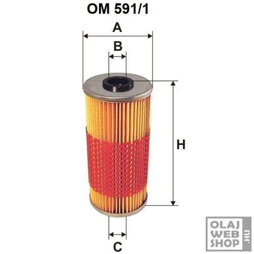 Filtron olajszűrő OM591/1