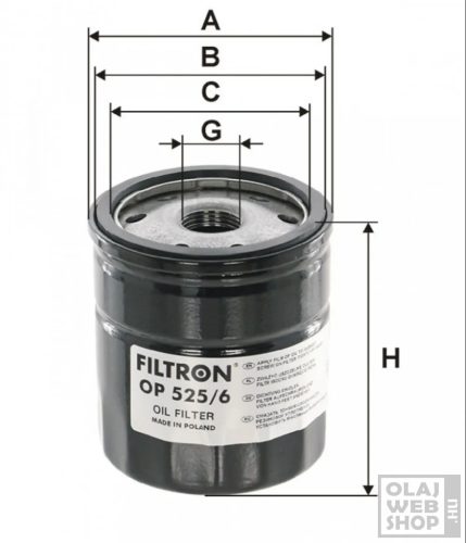 Filtron olajszűrő OP525/6