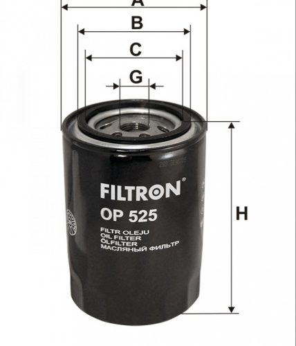 Filtron olajszűrő OP525