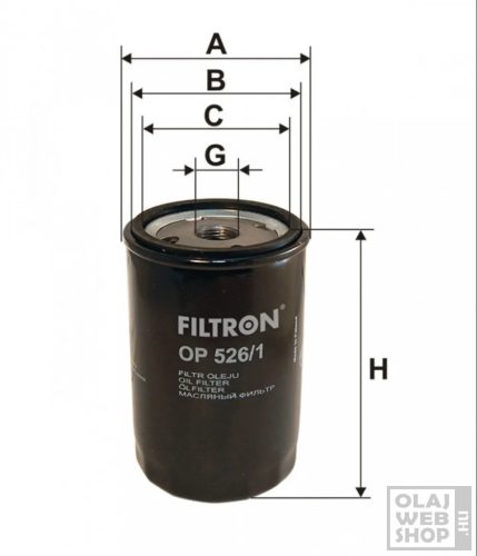 Filtron olajszűrő OP526/1