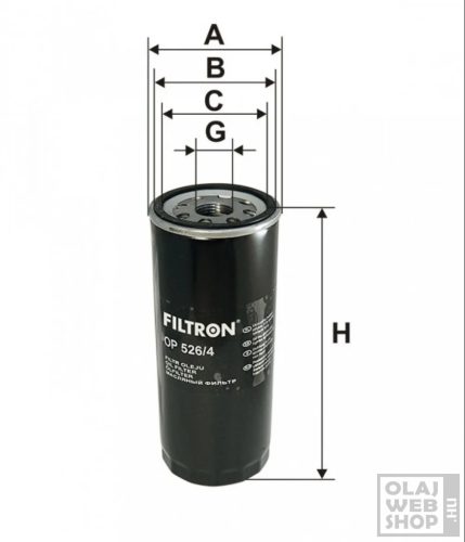 Filtron olajszűrő OP526/4