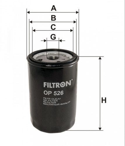 Filtron olajszűrő OP526