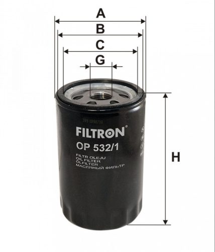 Filtron olajszűrő OP532/1