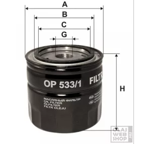 Filtron olajszűrő OP533/1