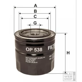 Filtron olajszűrő OP538