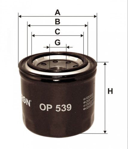 Filtron olajszűrő OP539