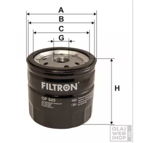 Filtron olajszűrő OP543