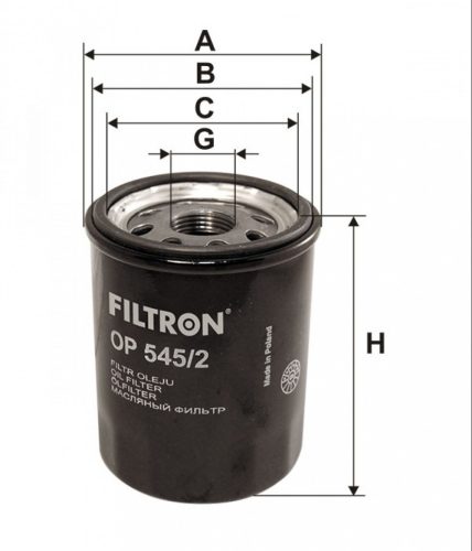 Filtron olajszűrő OP545/2
