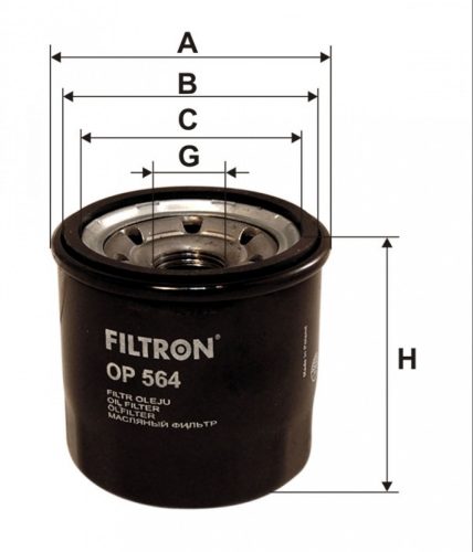 Filtron olajszűrő OP564