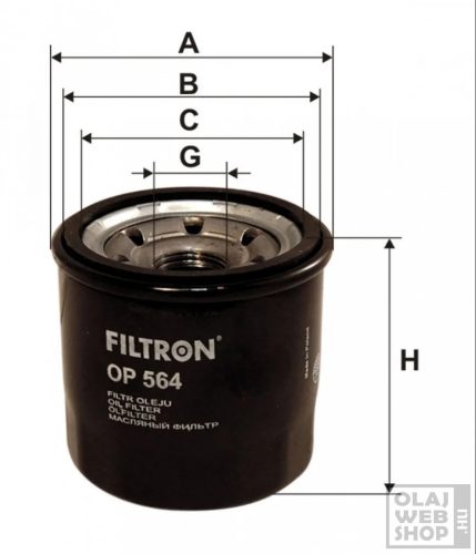 Filtron olajszűrő OP564
