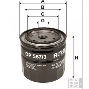 Filtron olajszűrő OP567/3