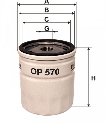 Filtron olajszűrő OP570