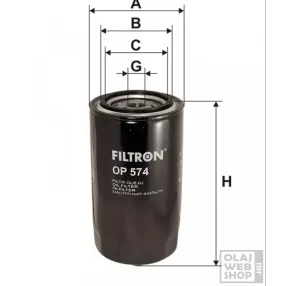 Filtron olajszűrő OP574