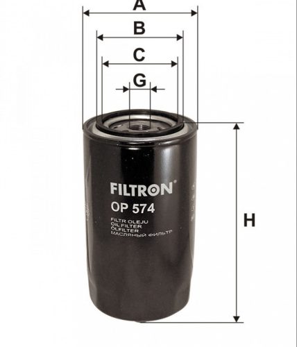 Filtron olajszűrő OP574