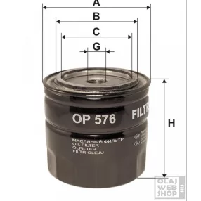 Filtron olajszűrő OP576