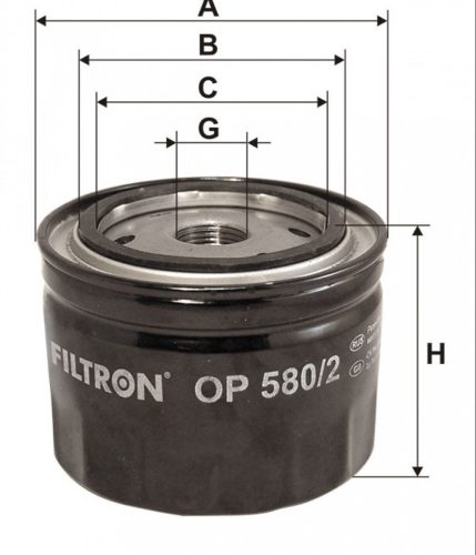 Filtron olajszűrő OP580/2