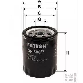 Filtron olajszűrő OP580/7