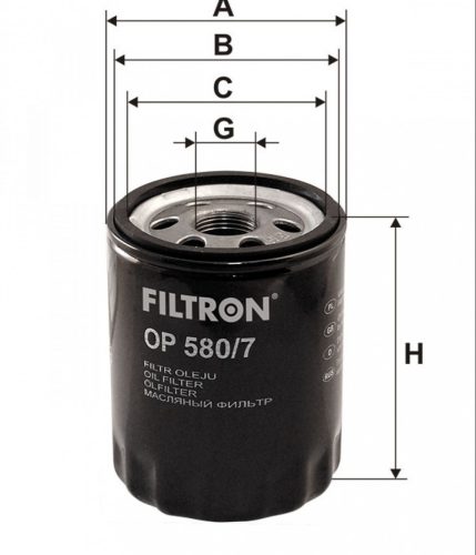 Filtron olajszűrő OP580/7