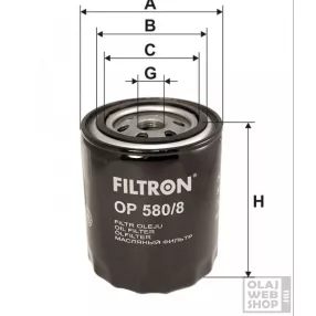 Filtron olajszűrő OP580/8