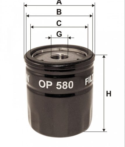 Filtron olajszűrő OP580
