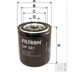 Filtron olajszűrő OP581