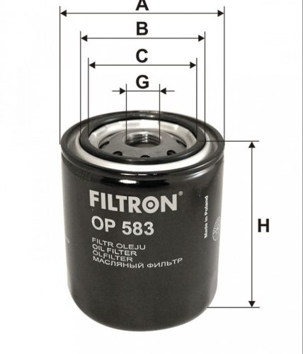 Filtron olajszűrő OP583