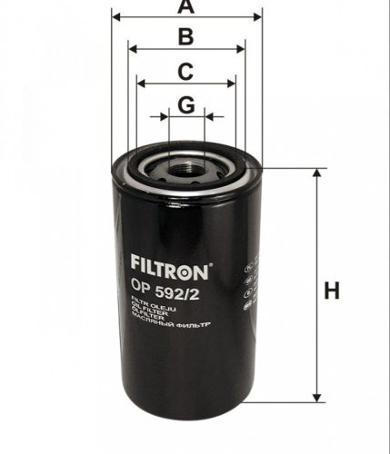 Filtron olajszűrő OP592/2