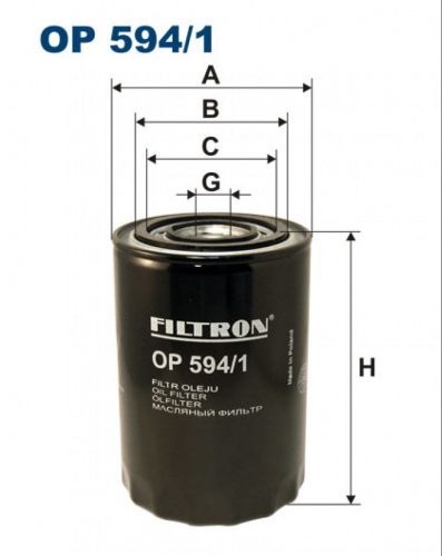 Filtron olajszűrő OP594/1