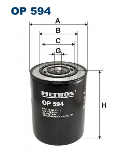 Filtron olajszűrő OP594