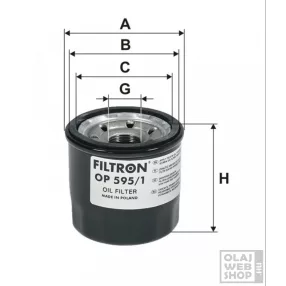 Filtron olajszűrő OP595/1