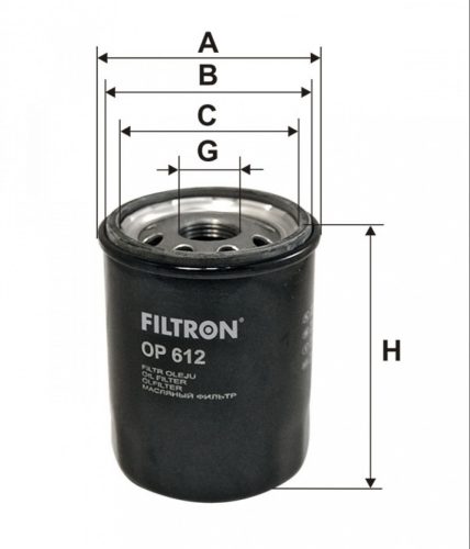 Filtron olajszűrő OP612