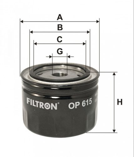 Filtron olajszűrő OP615